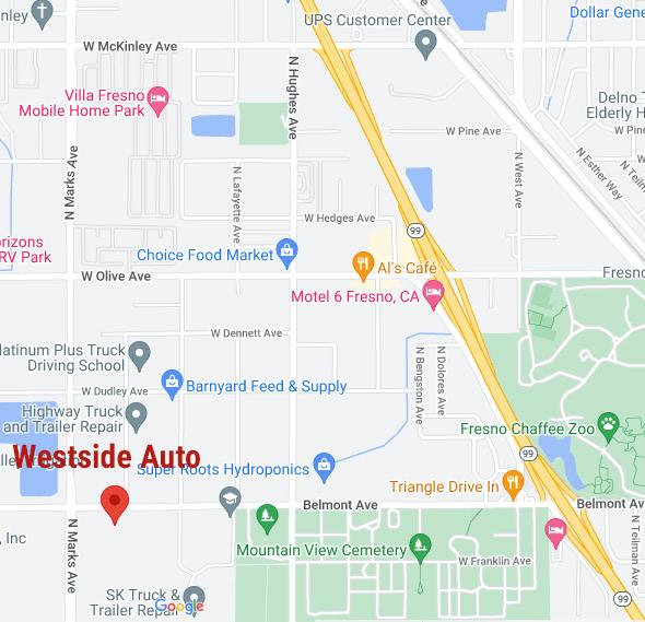 Westside Auto Dismantlers Fresno Location